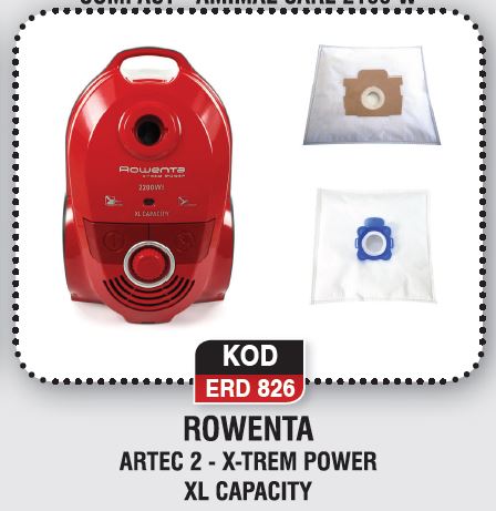 ROWENTA ARTEC 2 - X -TREM POWER XL ERD 826
